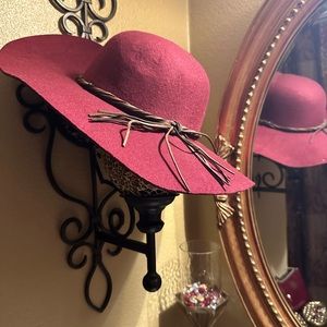 Lovely Burgundy Hat.